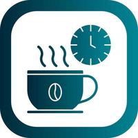 diseño de icono de vector de pausa para el café