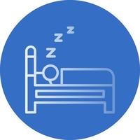 Sleeping Vector Icon Design