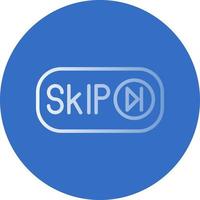 Skip Ad Vector Icon Design