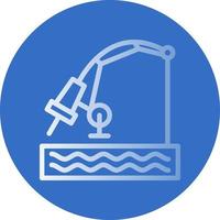 Fishing Vector Icon Design