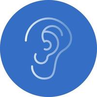 Ear Vector Icon Design