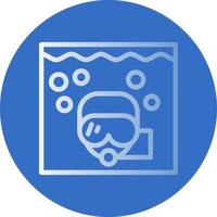 Snorkeling Vector Icon Design