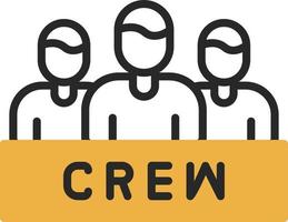 Crew Vector Icon Design