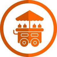 Food Cart Vector Icon Design