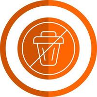 No Littering Vector Icon Design