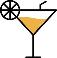 Cocktail Vector Icon Design