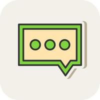 Message Vector Icon Design