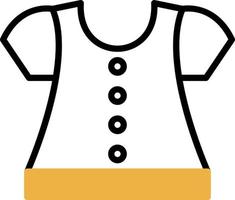 diseño de icono de vector de blusa