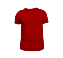 red Isolated t-shirt png