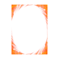 realistic transparent fire frame png