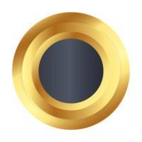 luxury circle frame png