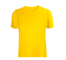 yellow t shirt png