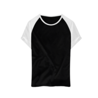 svart transparent t-shirt png