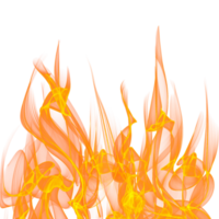 Feu flamme transparent png