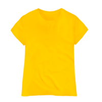 yellow t shirt png