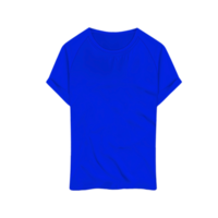 bleu t chemise png