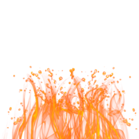 Feu flamme transparent png