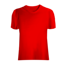 T-shirt rossa png