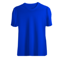 blue transparent t shirt for mockup png