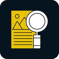 Research Vector Icon Design