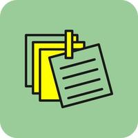 Post It Vector Icon Design