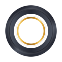 luxury circle frame png