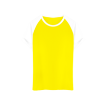 camiseta amarela png