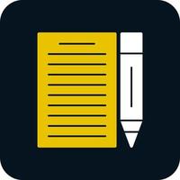 Write Vector Icon Design