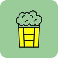 Popcorn Vector Icon Design