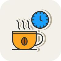 Coffee Break Vector Icon Design