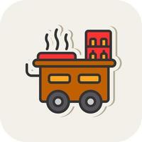 Street Food Vector Icon Design