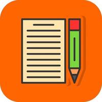 Write Vector Icon Design