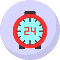 24 Hours Vector Icon Design