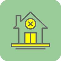 No Home Vector Icon Design