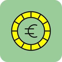 diseño de icono de vector de euro