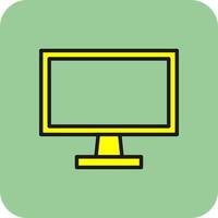 Monitor Screen Vector Icon Design