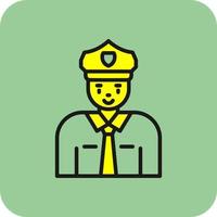 Policeman Vector Icon Design