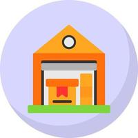 Warehouse Vector Icon Design