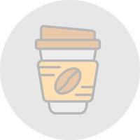 Coffee Cup Vector Icon Design