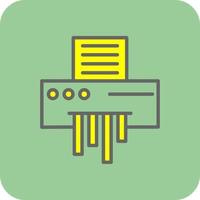 Paper Shredder Vector Icon Design