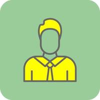 Male Employee Vector Icon Design