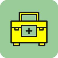 First Aid Kit Vector Icon Design