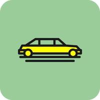 Limousine Vector Icon Design