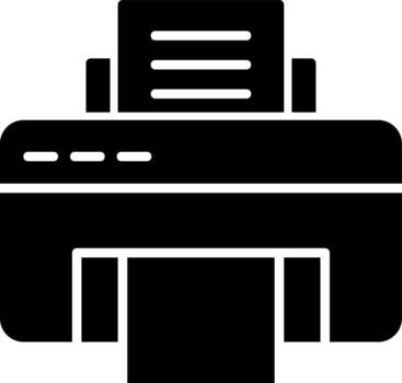 icono de vector de impresora