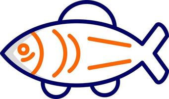 Salmon Vector Icon