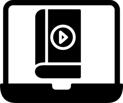 icono de vector de tutorial