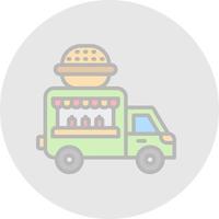 Food Truck Vector Icon Design