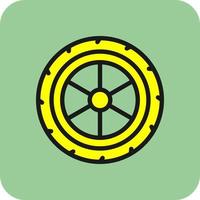 Tires Vector Icon Design