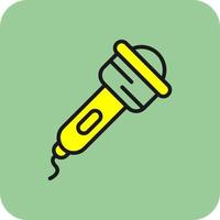 Flashlight Vector Icon Design