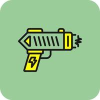 Stun Gun Vector Icon Design